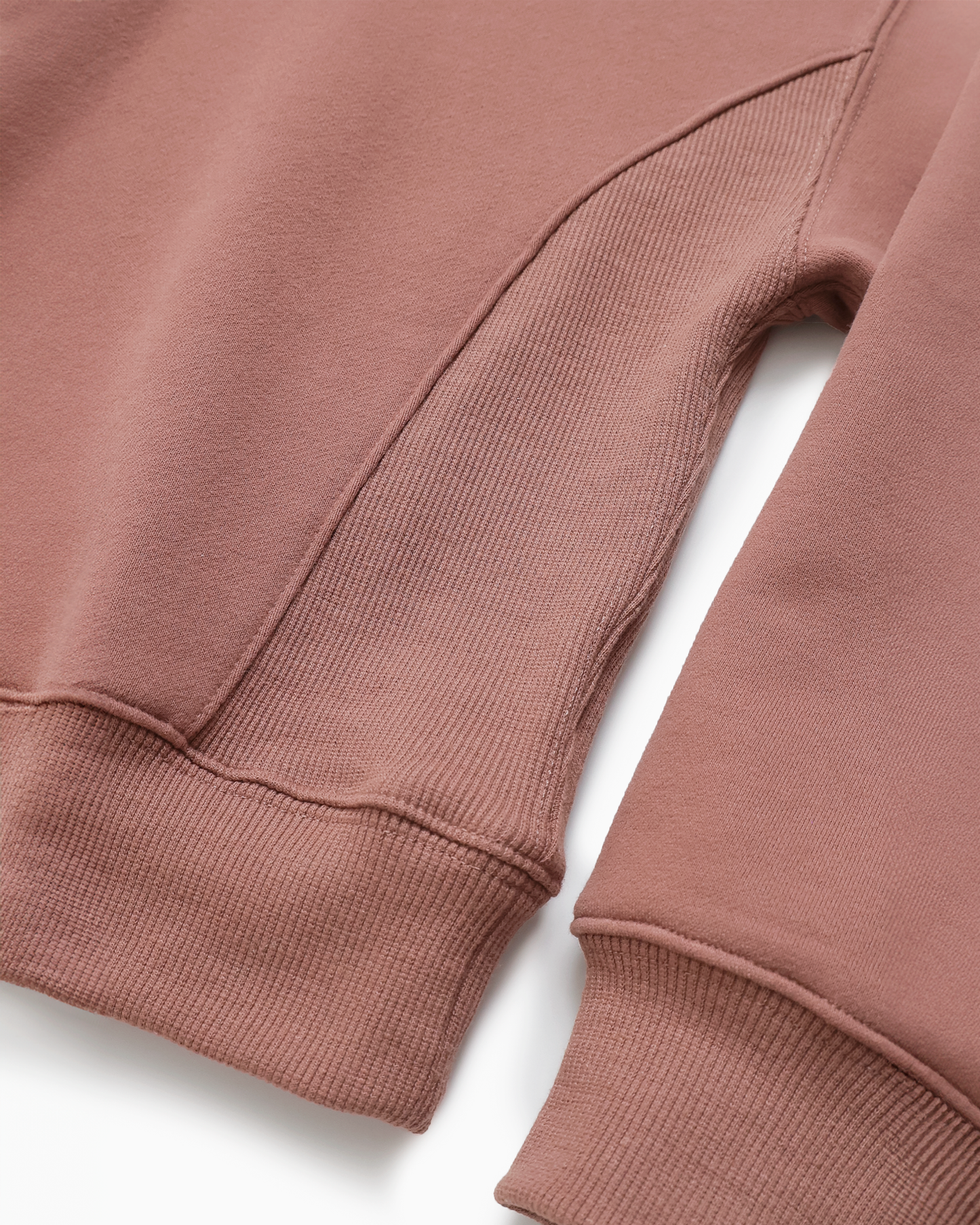 OTG Half-Zip Sweatshirt - Dusty Mauve