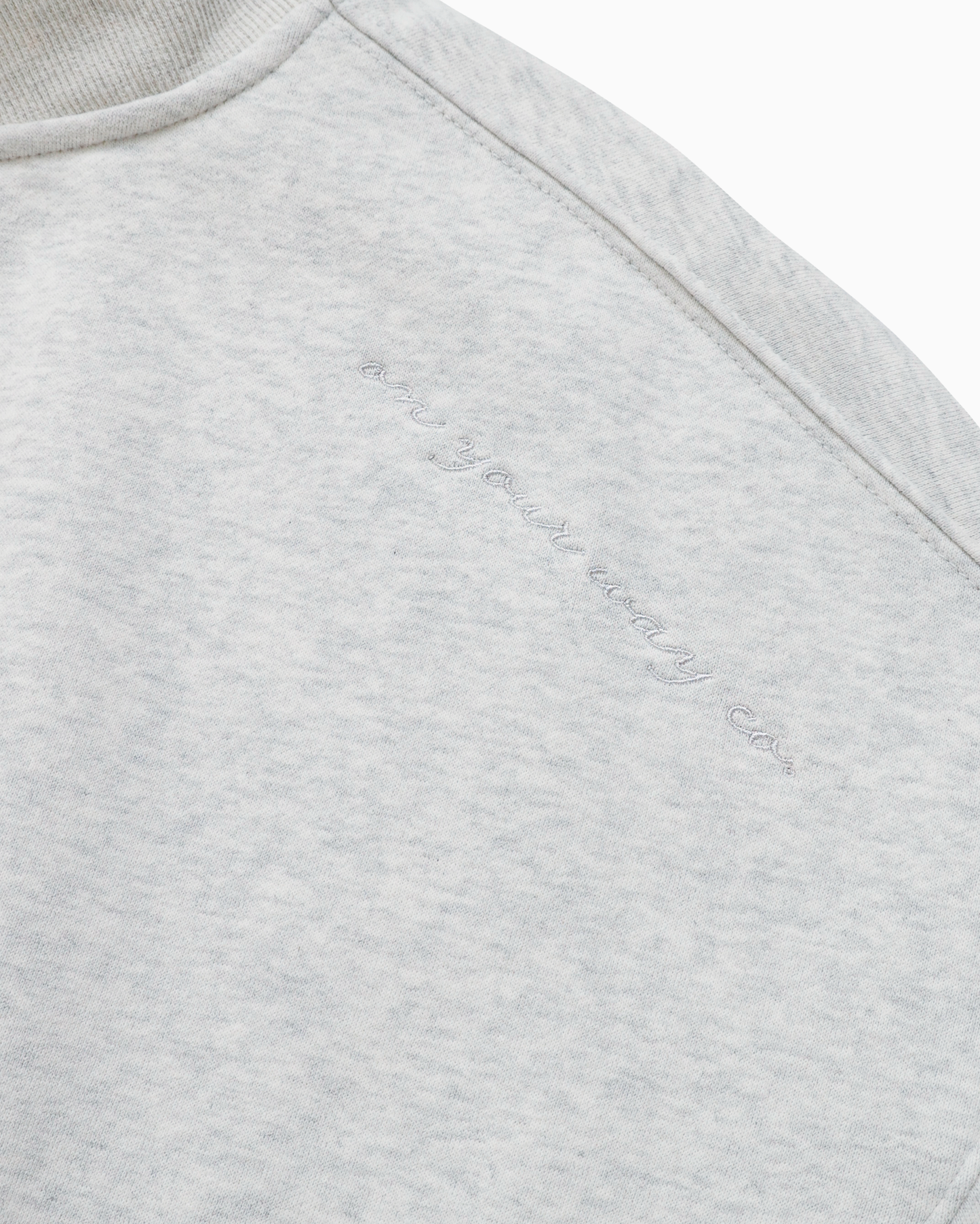 OTG Half-Zip Sweatshirt - Heather Gray