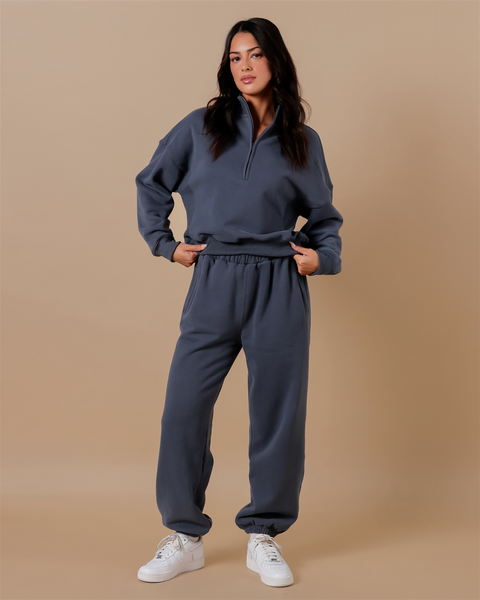 OTG Half-Zip Sweatshirt - Midnight Blue – On Your Way
