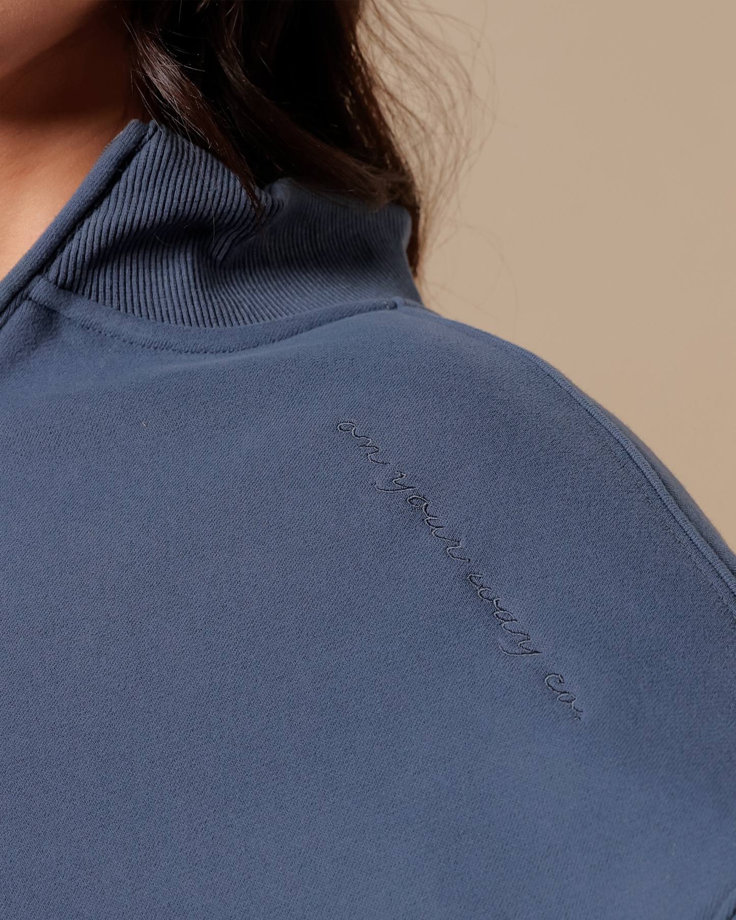 OTG Half-Zip Sweatshirt - Midnight Blue